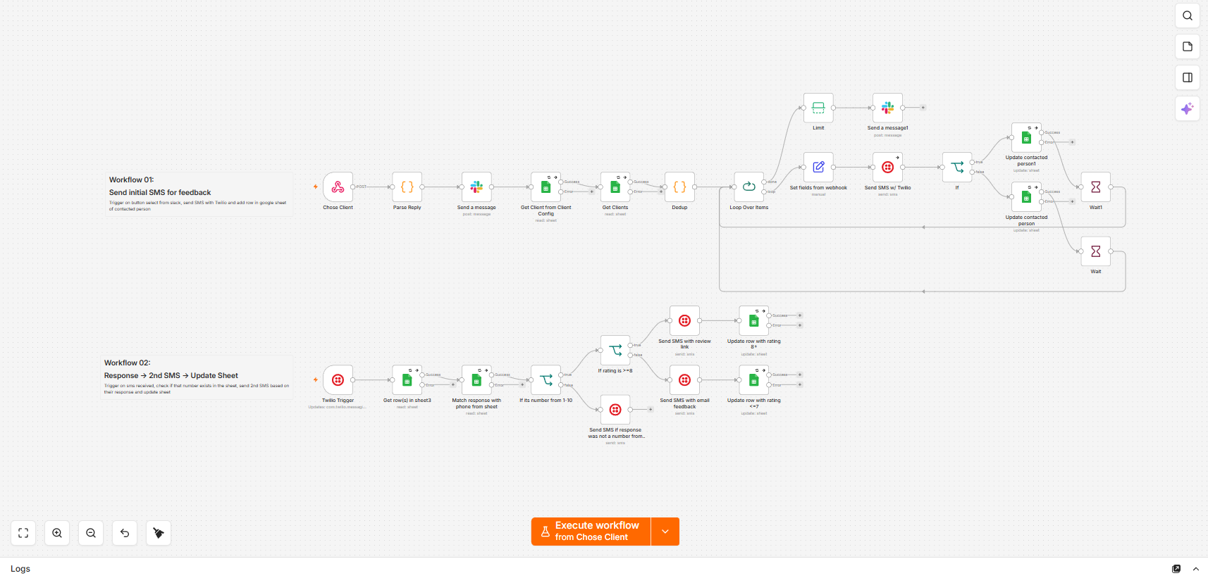 n8n workflow
